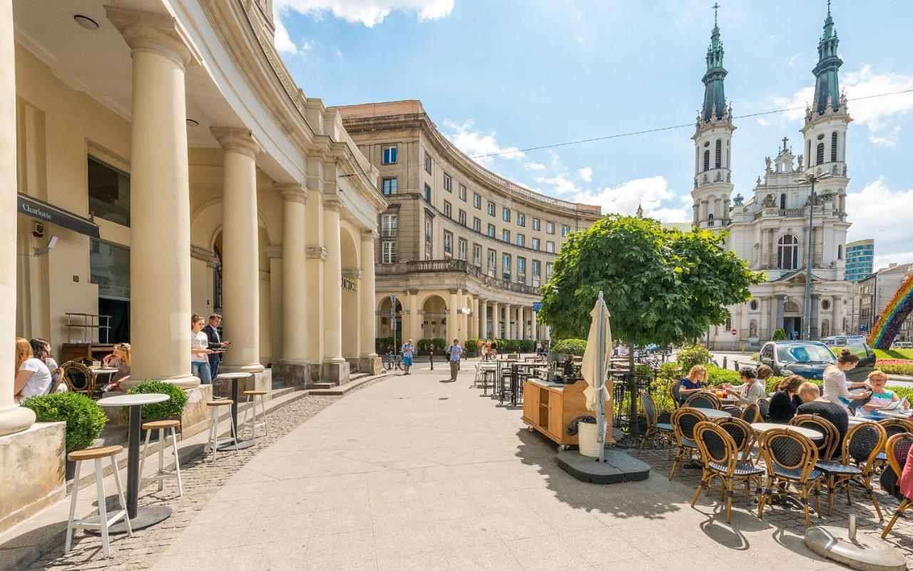Zbawiciela Square P&O Serviced Apartments Varsó Kültér fotó